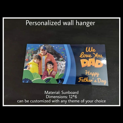 Customized Father's Day Wall Hanging